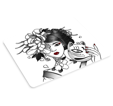 Mauspad Anime Gothic anime mädchen - TenStickers
