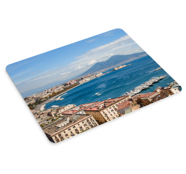 Mousepad weltkarte küstenansicht hafen - TenStickers