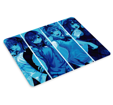 Mauspad Gaming Anime girls blau - TenStickers