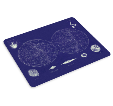 Mousepad weltkarte sternenkarte kosmos - TenStickers