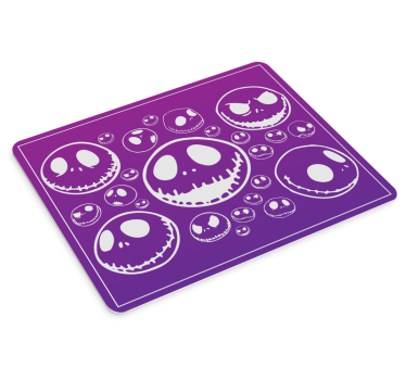 Anime mauspad mit verspielten totenkopf-mustern - TenStickers