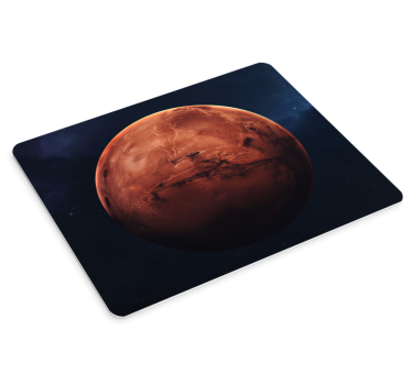 Mousepad weltkarte planetare marsansicht - TenStickers