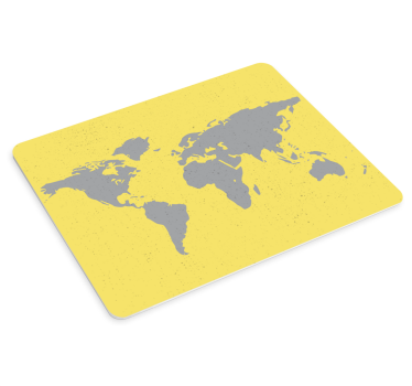 Mousepad weltkarte umriss der weltkarte - TenStickers