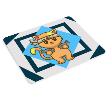 Anime mauspad süße katzenkrieger - TenStickers
