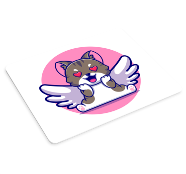 Anime Mauspad süße fliegende katze - TenStickers