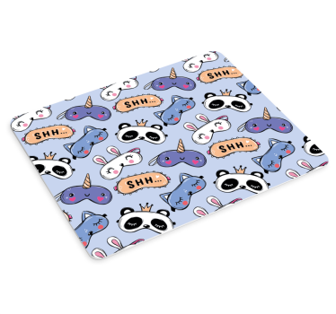 Anime mauspad mit niedlichen tierfiguren - TenStickers
