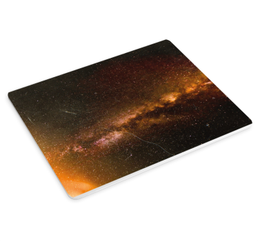 Mousepad weltkarte mit kosmischem galaxienmuster - TenStickers