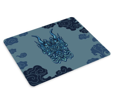 Anime mauspad mit drachenmotiv illustration - TenStickers
