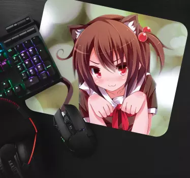 Anime mauspad mit niedlichem charakterdesign - TenStickers