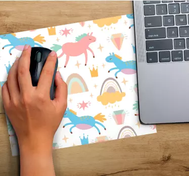 Anime mauspad mit niedlichen einhornmustern - TenStickers