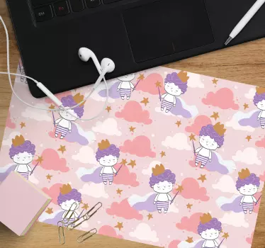 Anime mauspad mit niedlichen königlichen charakteren - TenStickers