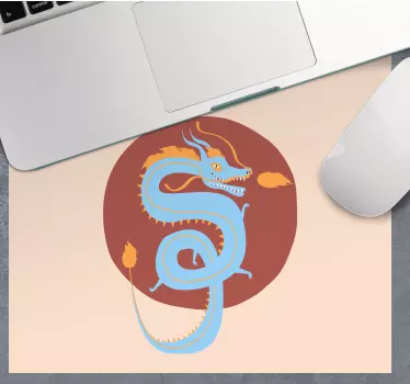 Anime Mauspad stilisierte drachenillustration - TenStickers
