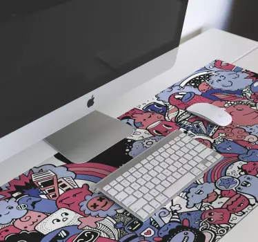 Fantasy Anime Vinyl Mauspad - TenStickers