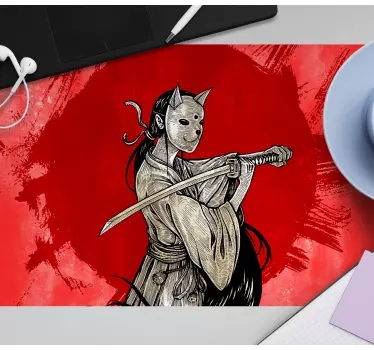 Mauspad Anime Anime samurai - TenStickers