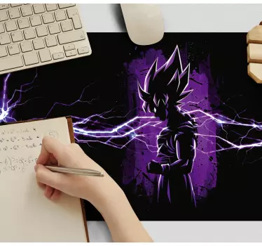 Mauspad Anime Goku super saiyajin - TenStickers