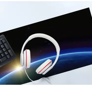 Mousepad weltkarte himmelsblick horizonte - TenStickers