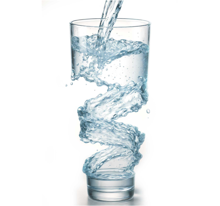 Rollo für Küche ein glas wasser - TenStickers