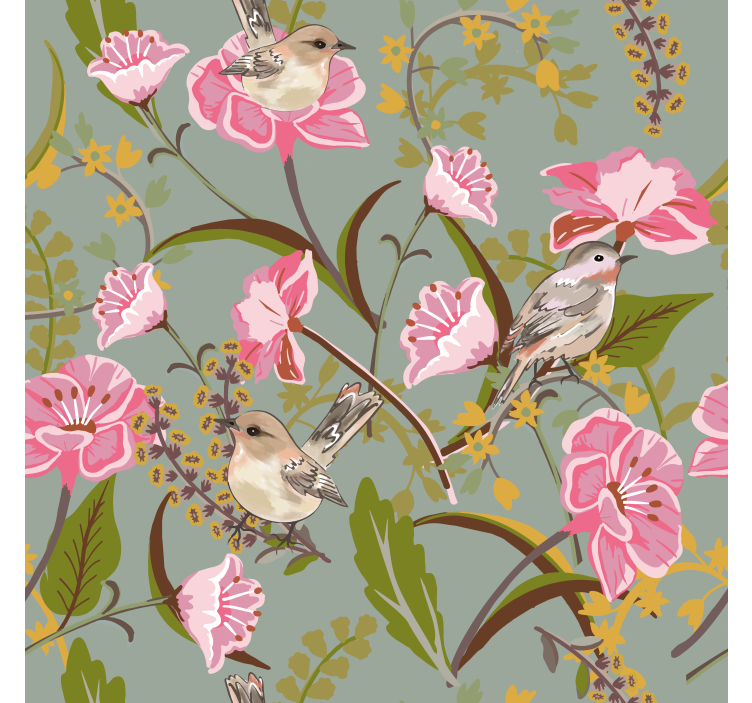 Rollo für Küche blumen - TenStickers