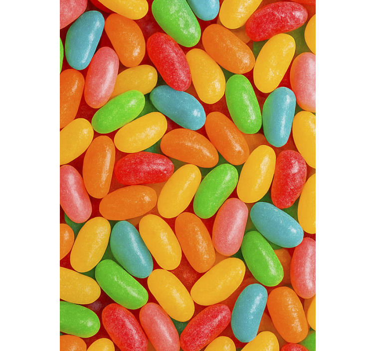 Rollo für Küche bunte jelly beans - TenStickers