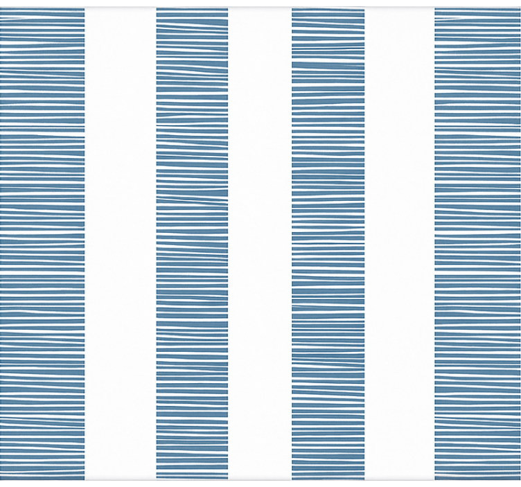 Rollo Fenster Badezimmer ceramica righe blu - TenStickers