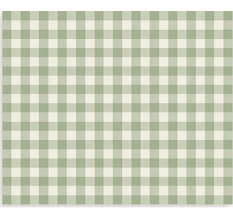 Rollo für Küche grünes stoffmuster - TenStickers