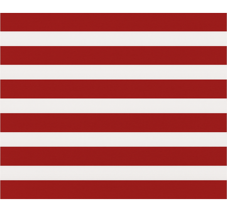 Rollo Fenster Kinderzimmer rote horizontale streifen - TenStickers