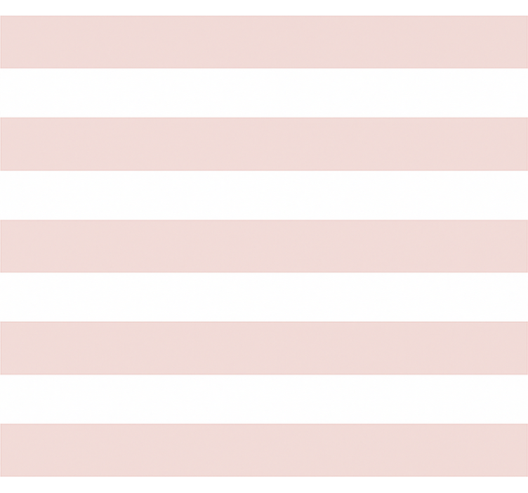 Rollo Fenster Kinderzimmer weiße und rosa streifen - TenStickers