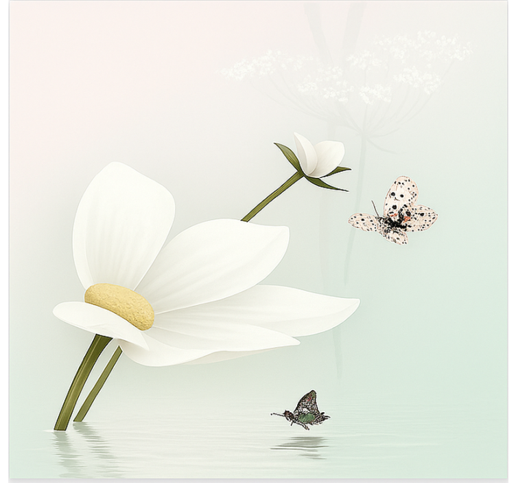 Rollo für Küche ätherische gänseblümchenreflexionen - TenStickers