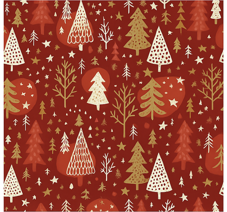 Rollo Wohnzimmer grüne festliche symbole - TenStickers