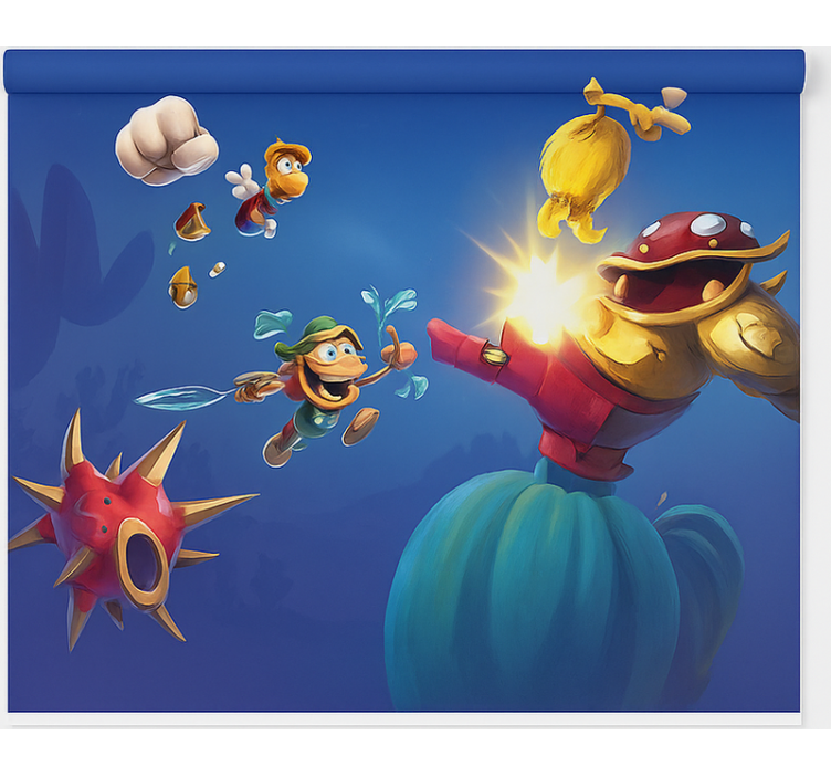 Rollo Fenster Gamer gaming-kampf-zusammenstoß - TenStickers