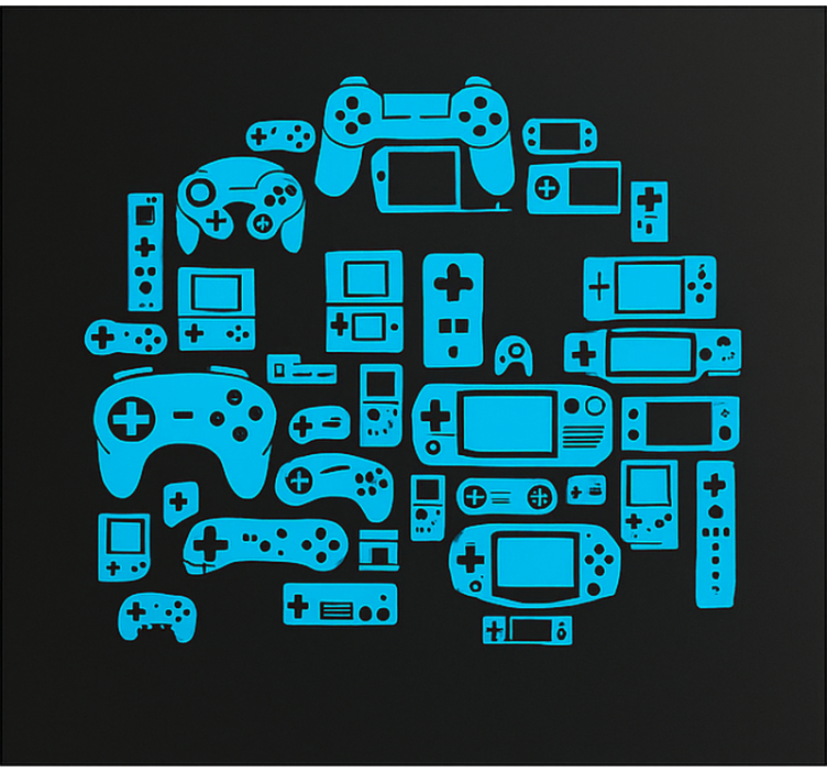 Rollo Fenster Gamer gaming-controller-bot - TenStickers