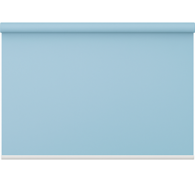 Rollo Fenster Jugendzimmer himmelblaue farbe - TenStickers