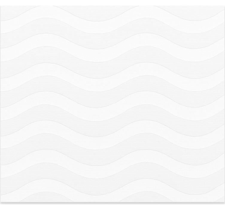 Rollo Fenster Jugendzimmer weiße und graue wellen - TenStickers