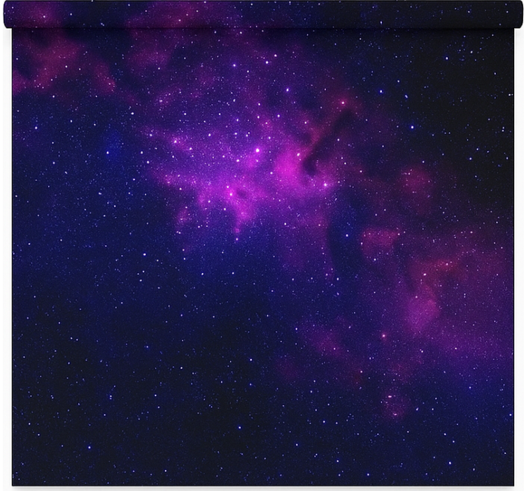 Rollo Fenster Jugendzimmer lila galaxiestern - TenStickers