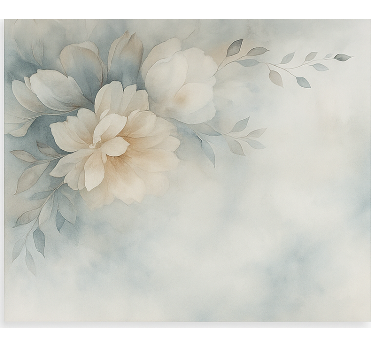 Rollo Fenster Jugendzimmer aquarell gracy blumen - TenStickers