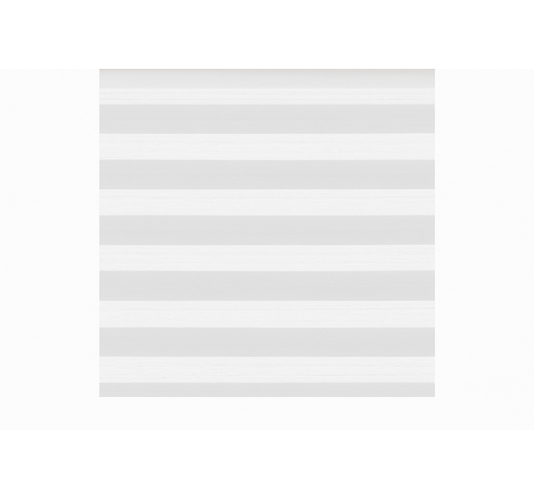 Rollo Fenster Esszimmer transparente weiße streifen - TenStickers