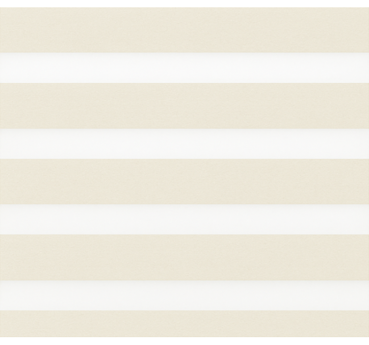 Rollo Fenster Esszimmer cremefarbener streifen - TenStickers