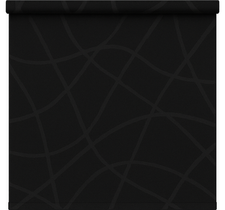 Rollo fenster home office in beruhigendem schwarz - TenStickers