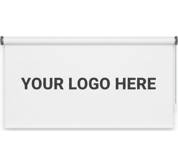 Rollo fenster home office mit individuellem logo - TenStickers