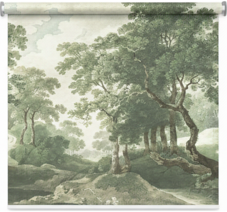 Rollo fenster baum klassische zeitlose natur - TenStickers