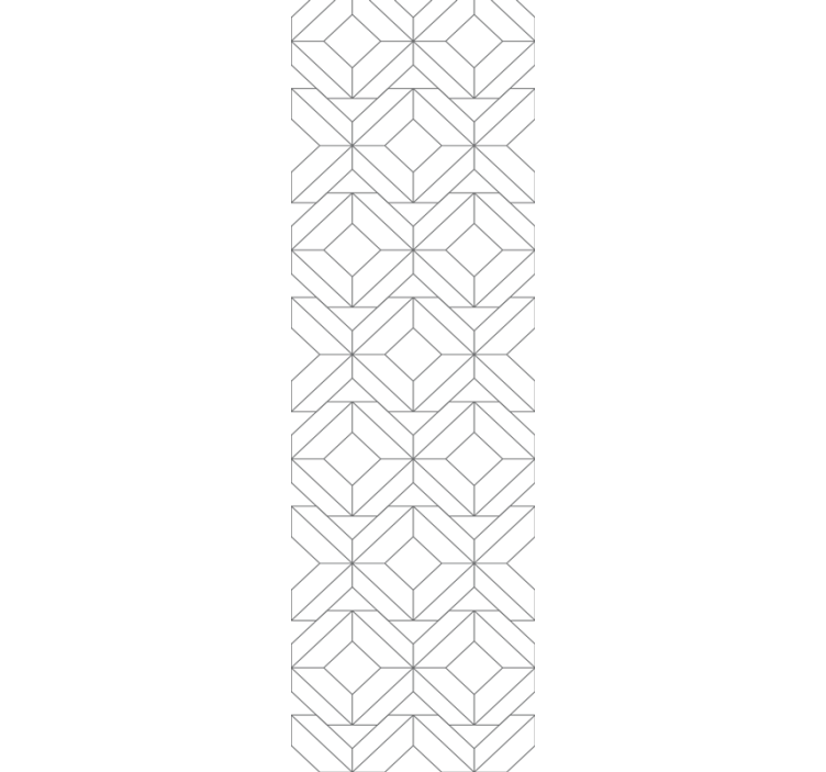 Rollo büro mit geometrischem weißen muster - TenStickers