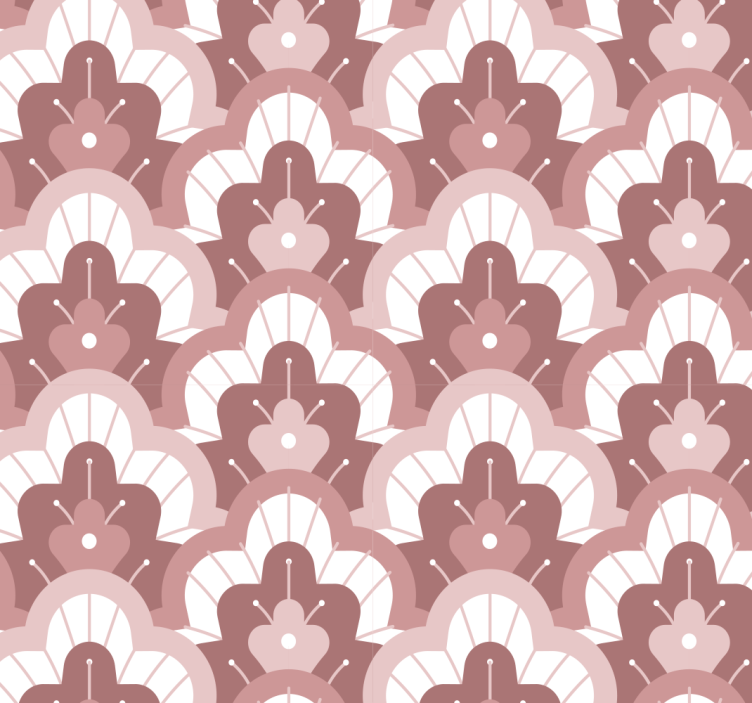 Rollo esszimmer im vintage-rosa design - TenStickers