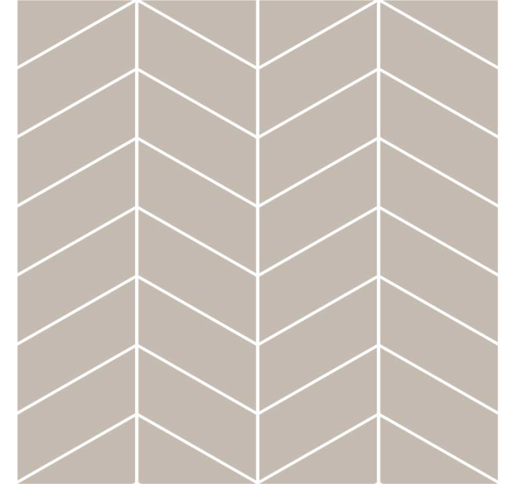 Rollo für küche im skandinavischen stil beige weiß - TenStickers