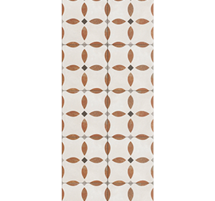 Rollo für küche mit beigem geometrischem muster - TenStickers