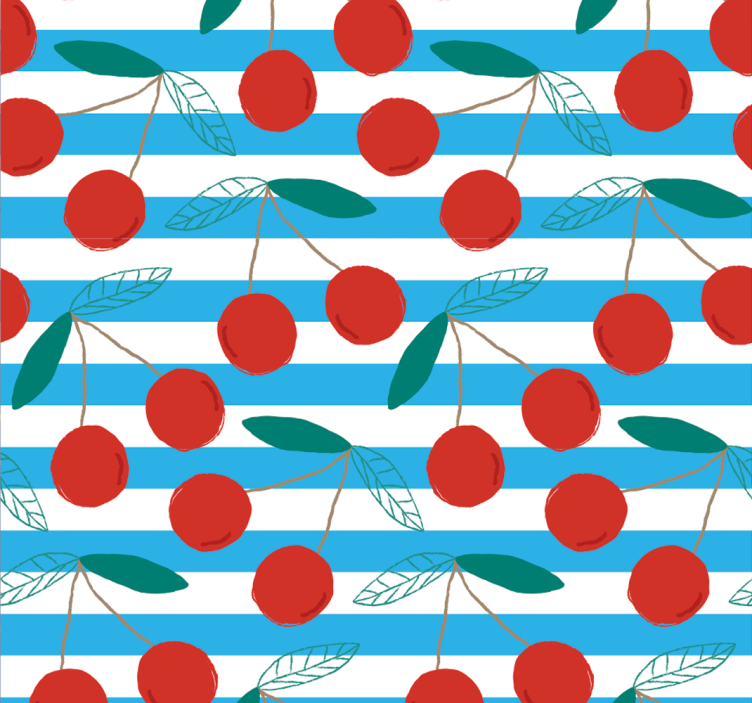 Rollo für küche mit abstraktem obstmuster - TenStickers
