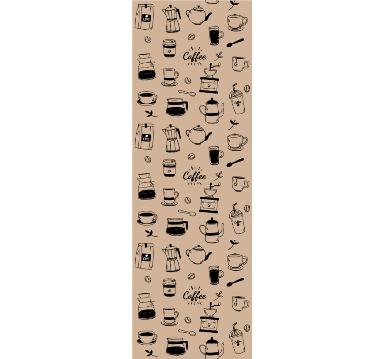 Rollo für küche mit kaffeemotiv - TenStickers
