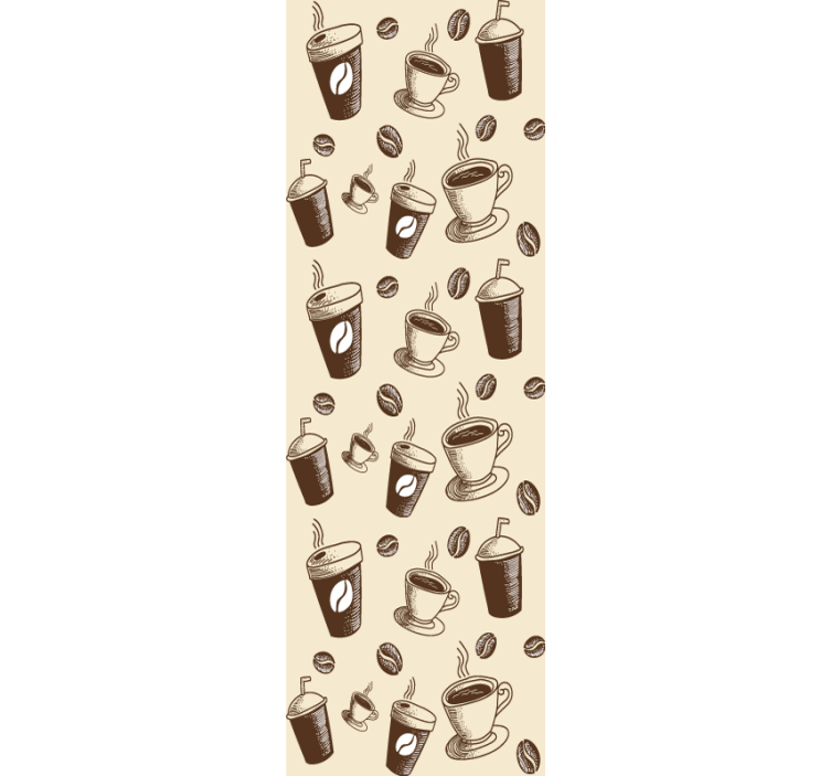 Rollo für küche im kaffee-motiv design - TenStickers