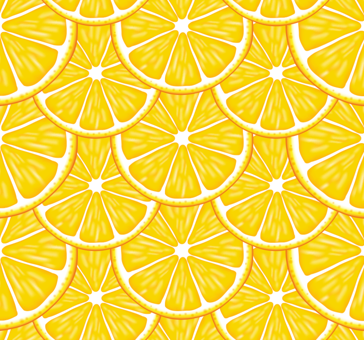 Rollo für küche mit zitrusfrucht-motiv - TenStickers
