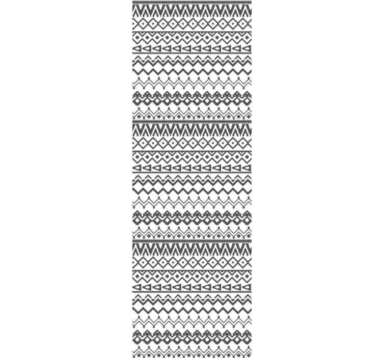 Rollo für küche mit handgezeichnetem tribal-muster - TenStickers