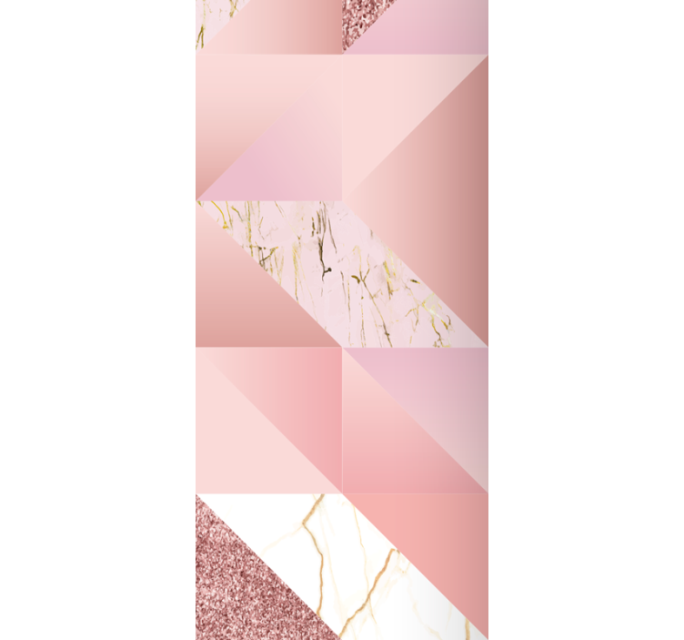 Rollo für küche in pinkgoldenem marmor - TenStickers